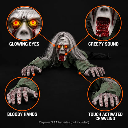 Grave Crawler — Motion-Activated Halloween Zombie