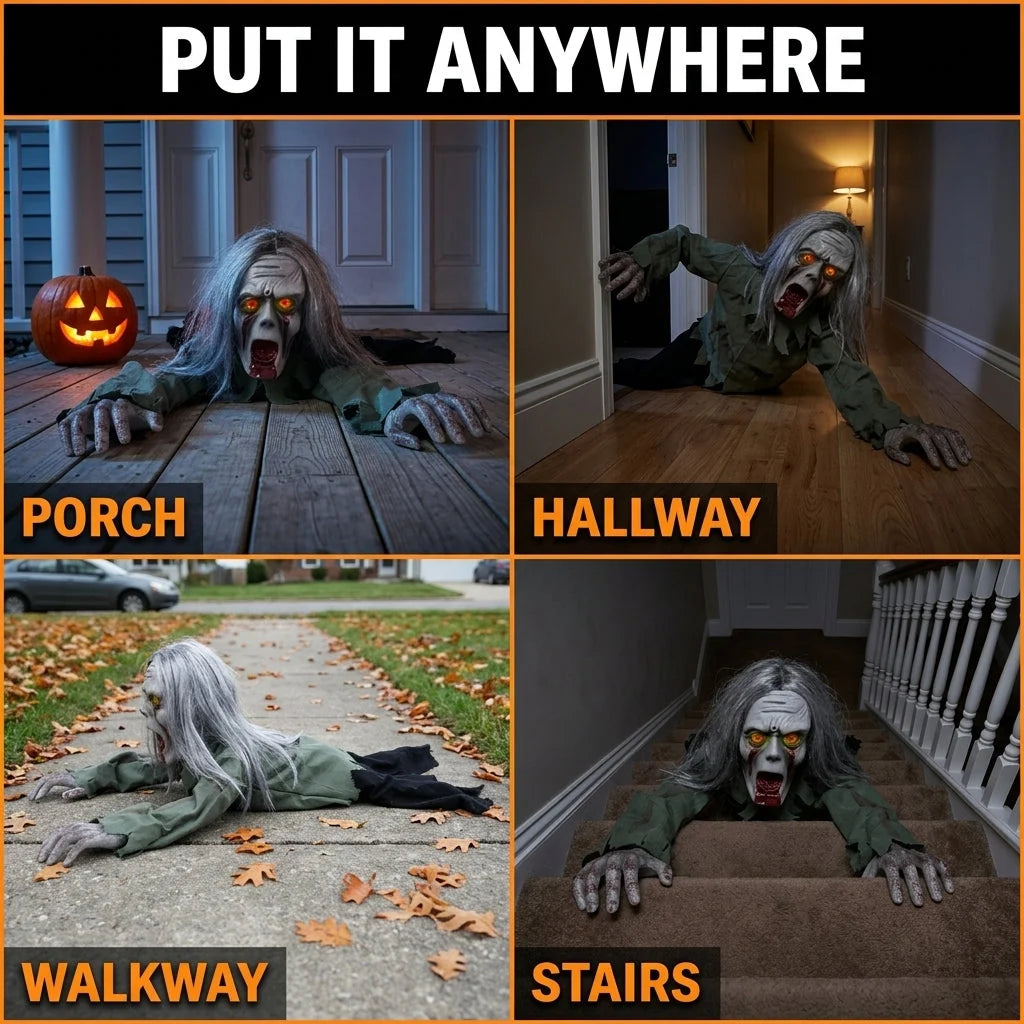Grave Crawler — Motion-Activated Halloween Zombie